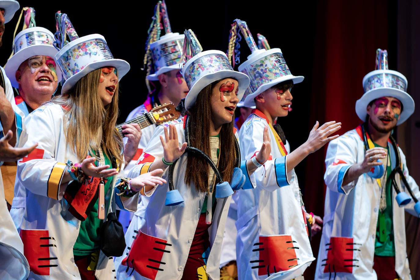 Las mejores imágenes de la sexta noche de preliminares del Carnaval Colombino