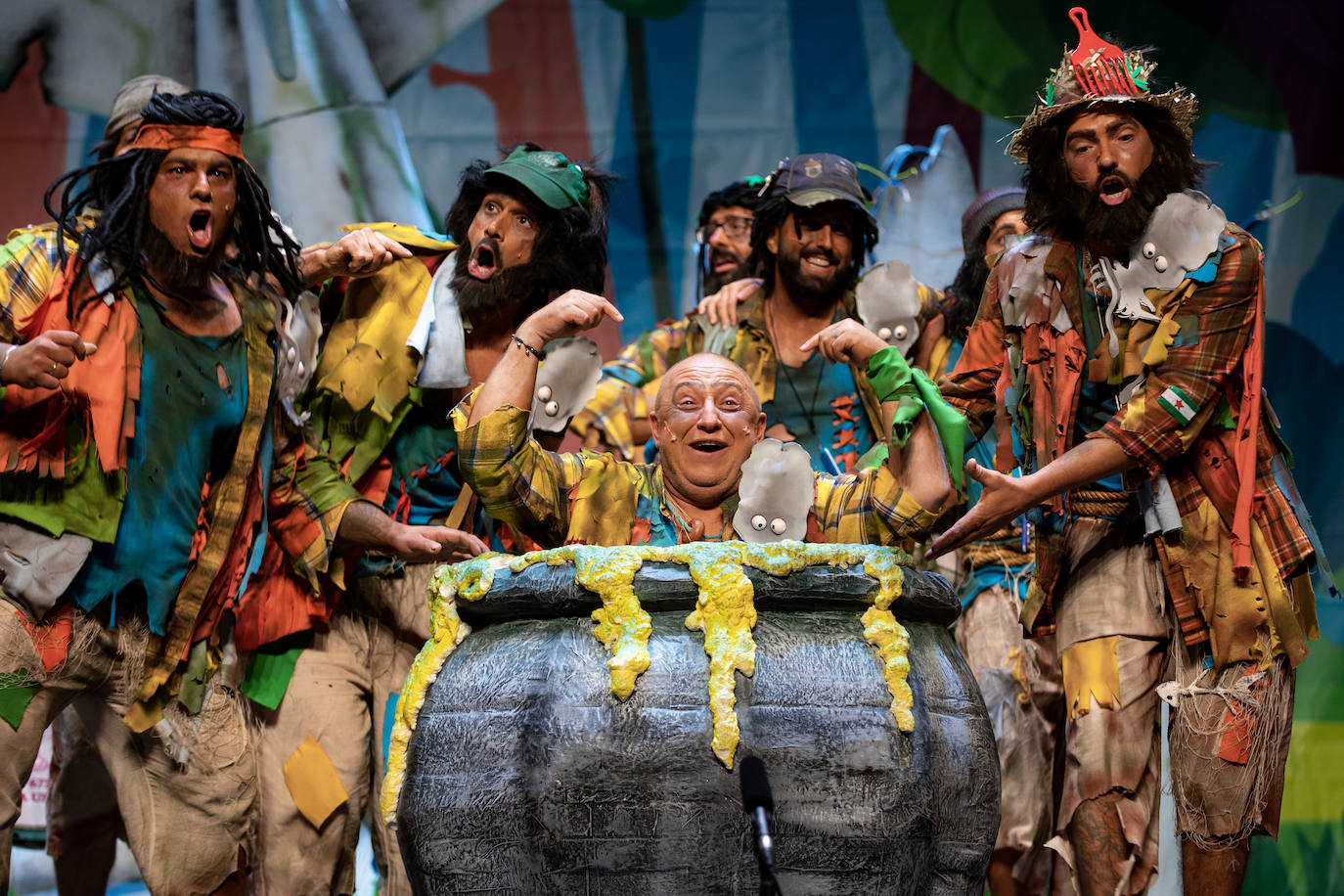 Las mejores imágenes de la primera semifinal del Carnaval Colombino 2024