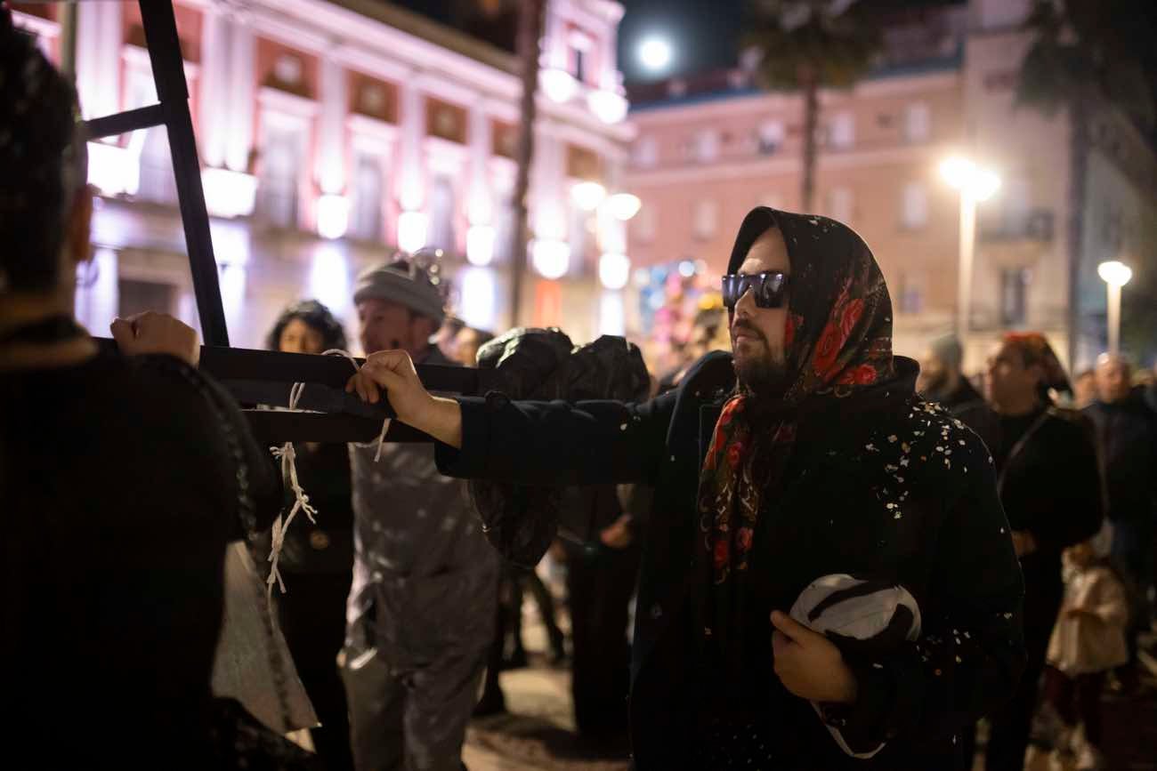 El fuego pone fin al Carnaval Colombino