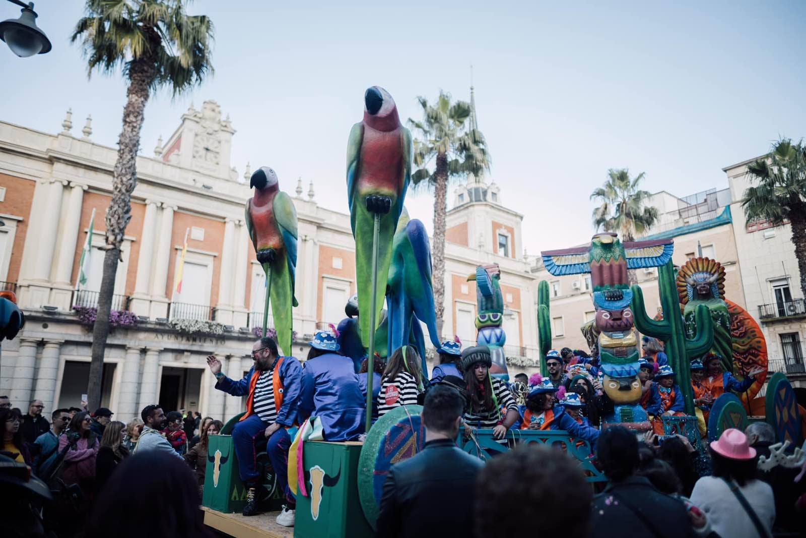 La gran cabalgata del Carnaval Colombino, en imágenes