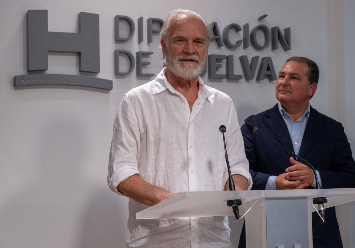 Lluís Homar, en la presentación de la obra que llevará al Castillo de Niebla