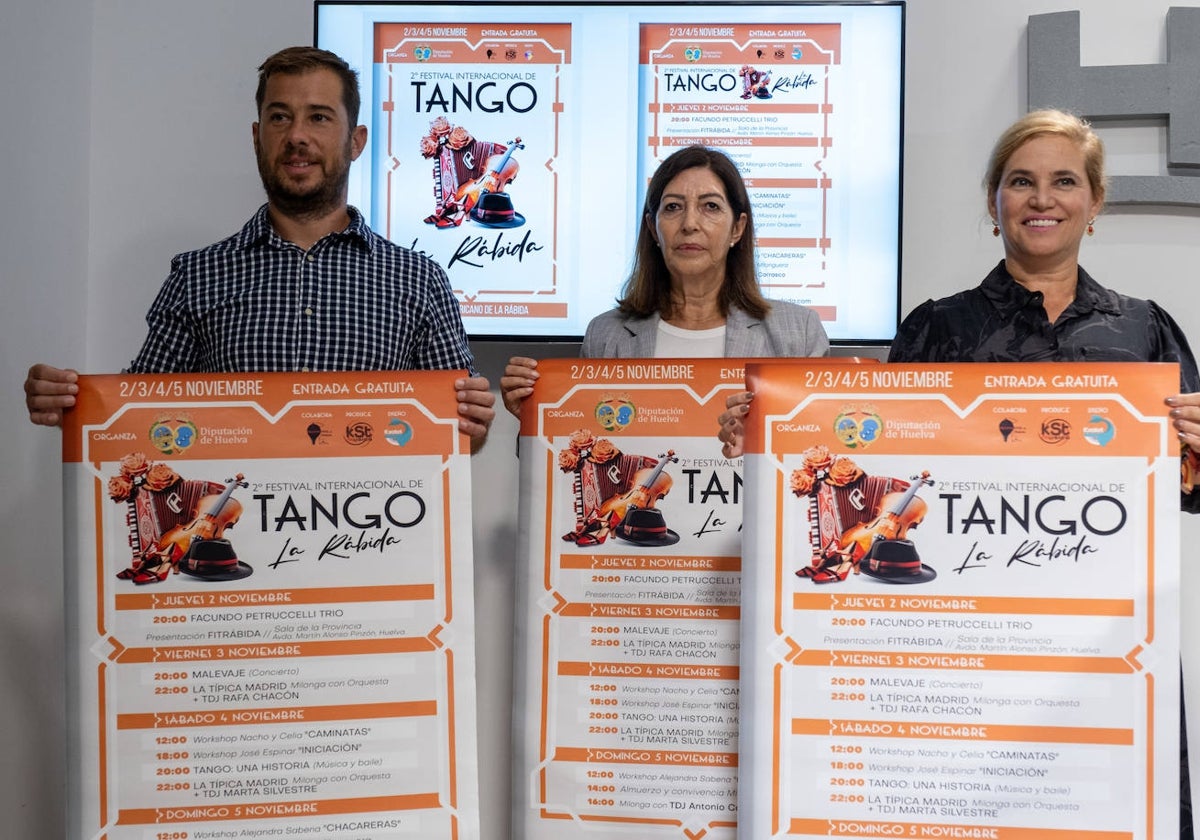 Presentación del Festival Internacional de Tango La Rábida en la Diputación de Huelva