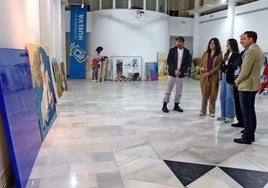 Jorge Hernández y su 'Blue XIII' conquistan el Salón de Otoño de Pintura de Huelva con la unanimidad de jurado