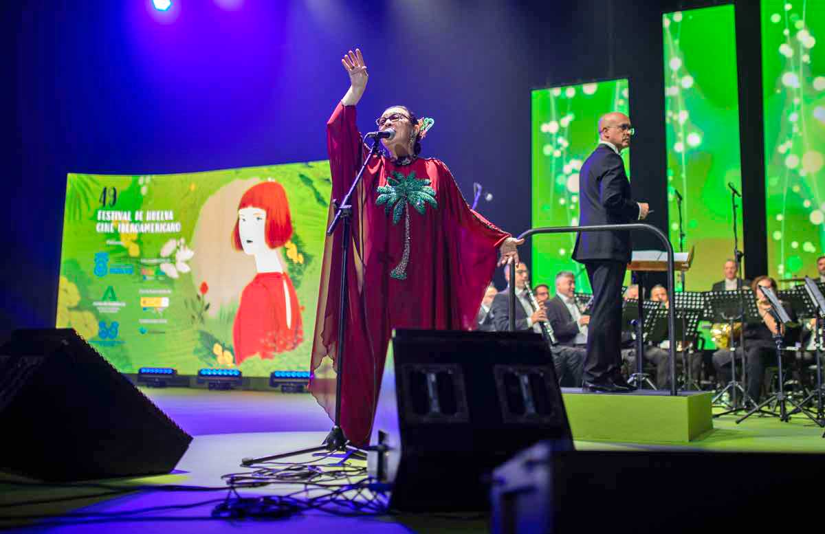 Martirio, durante su actuación en la gala inaugural