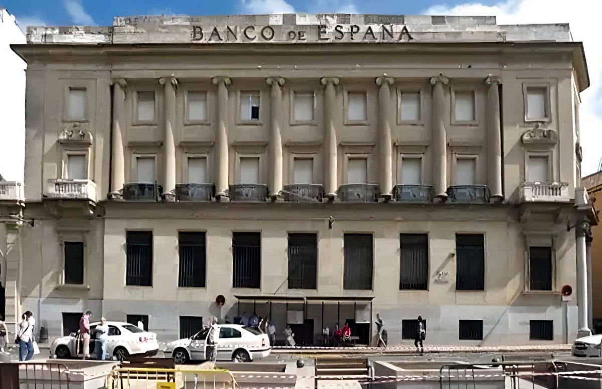 El antiguo edificio del Banco de España