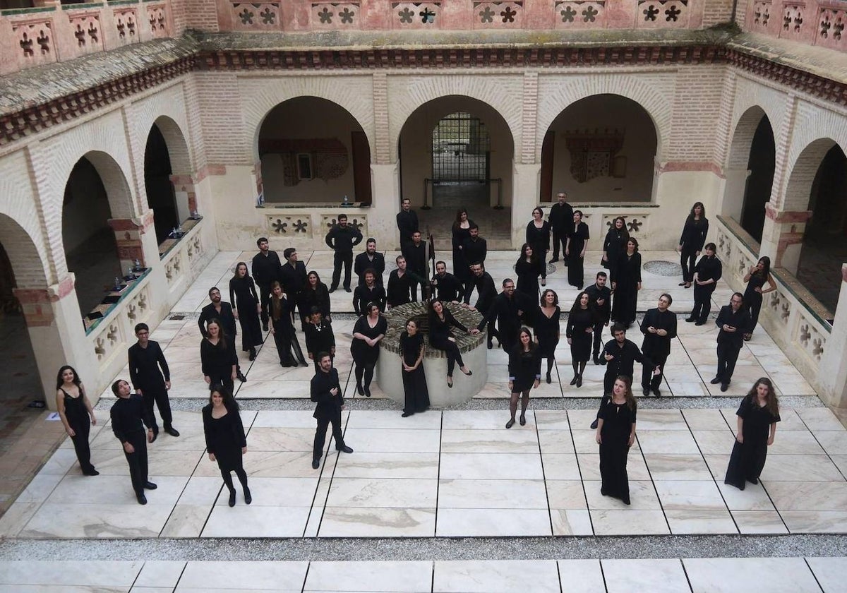 Los componentes del Joven Coro de Andalucía que actuarán este jueves en Huelva