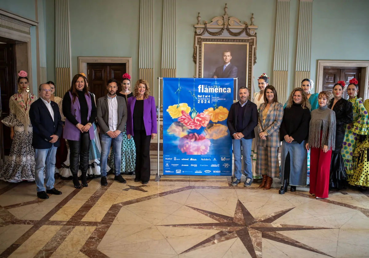 La presentación de la pasarela de moda 'Huelva Flamenca 2024'