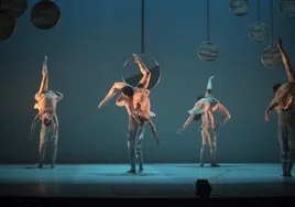 Un momento de la obra 'Tempus Fugit', de la compañía de danza La Mov