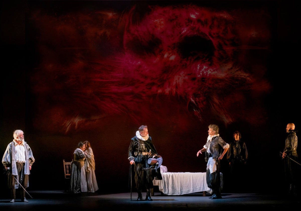 Escena de 'El alcalde de Zalamea' interpretada por la Compañía Teatro Corsario