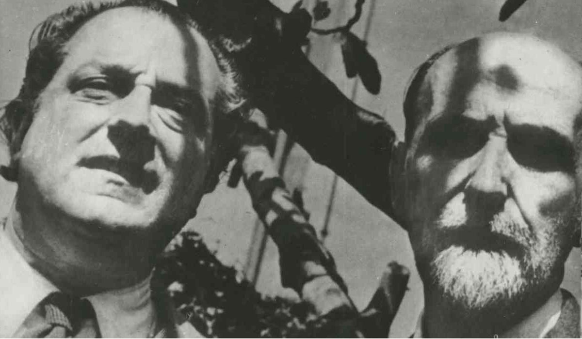 Alberti y Juan Ramón, fotografiados en Argentina