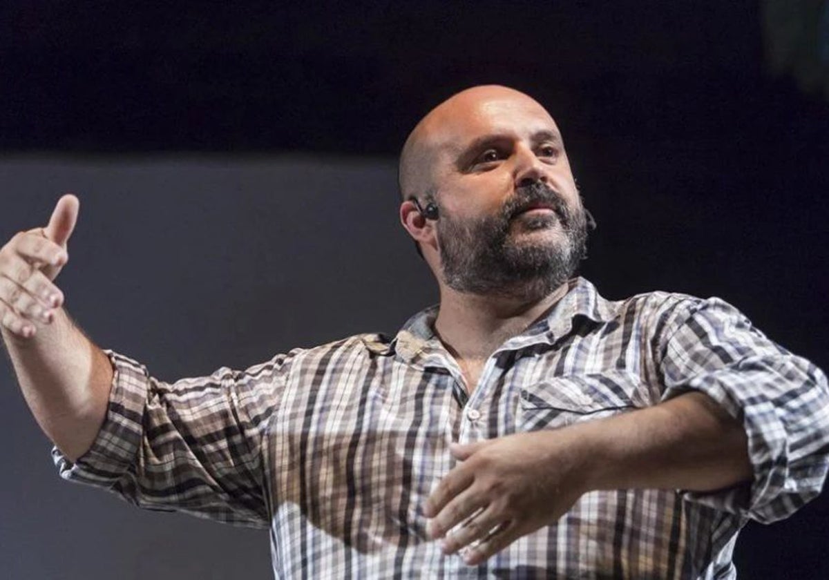 Félix Albo, durante una actuación