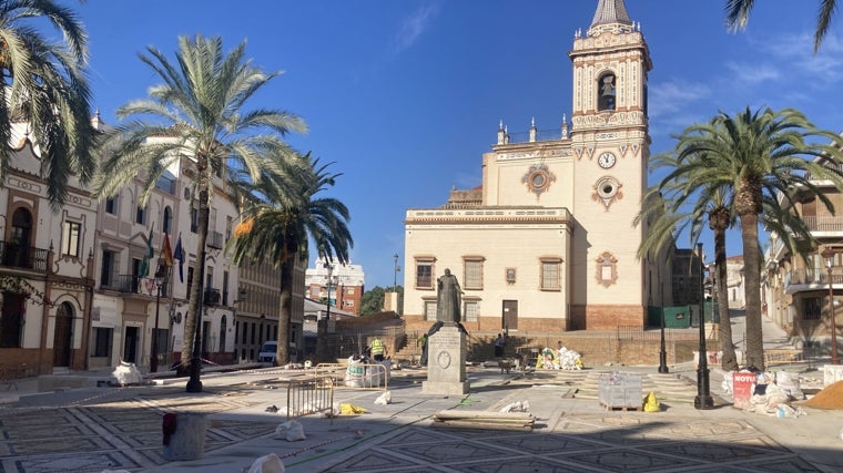 Las obras de la plaza San Pedro están muy cerca de concluir