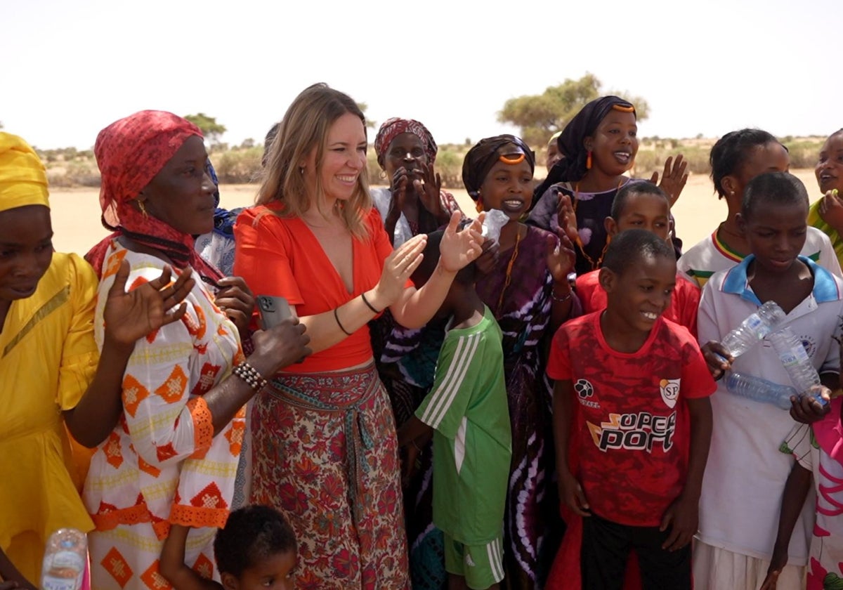 Rocío Márquez, durante su estancia en Senegal