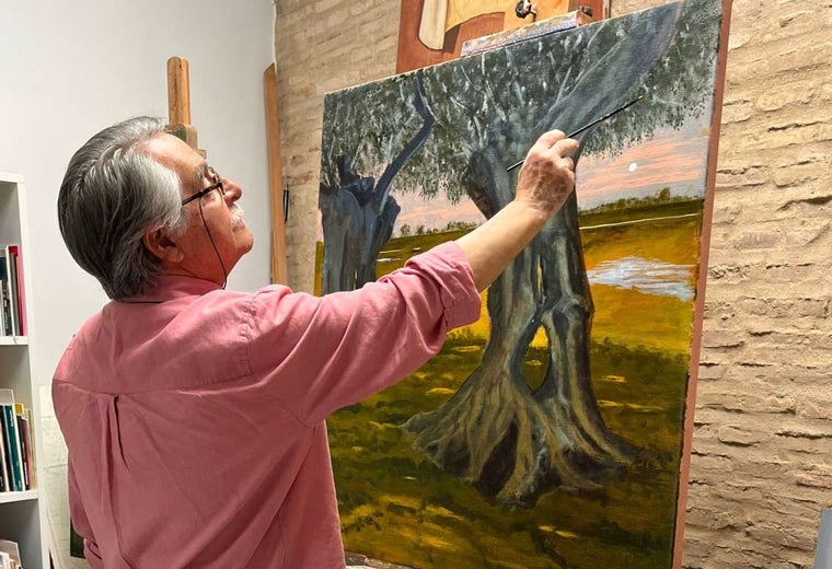 La pintura, otra de sus facetas