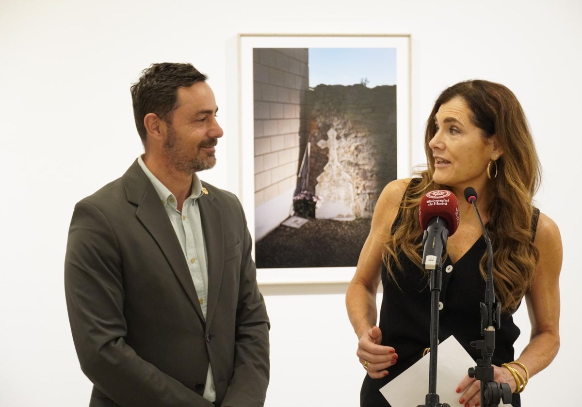 Juan Daniel Romero y Joaquina Castillo, en la inauguración de 'Contemporarte'