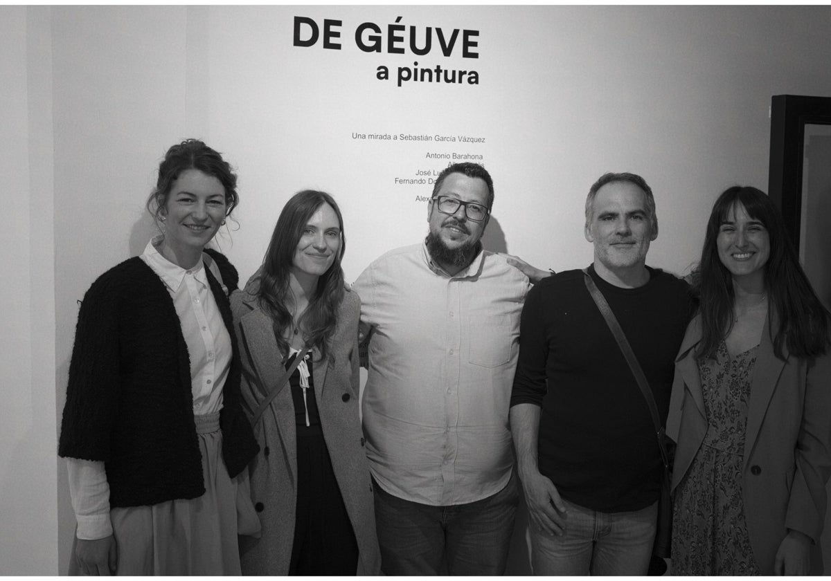 Algunos de los artistas de la exposición