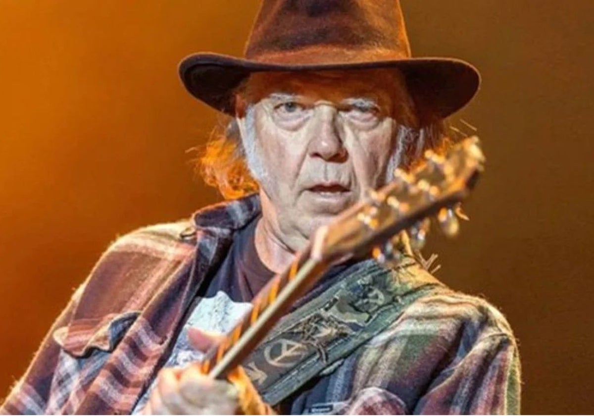 Foto de archivo de Neil Young