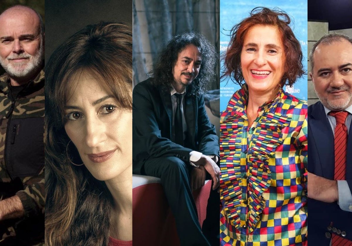 Arturo Menor, Amada Santos, Sitoh Ortega, Ana Rosa Diego y Norberto Javier,jurado del Festival de Islantilla