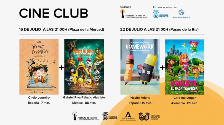 Programación del Cine Club