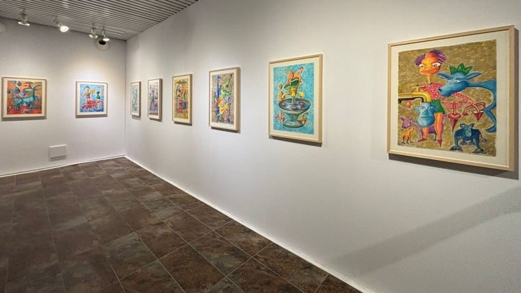 Algunas de las obras de la exposición