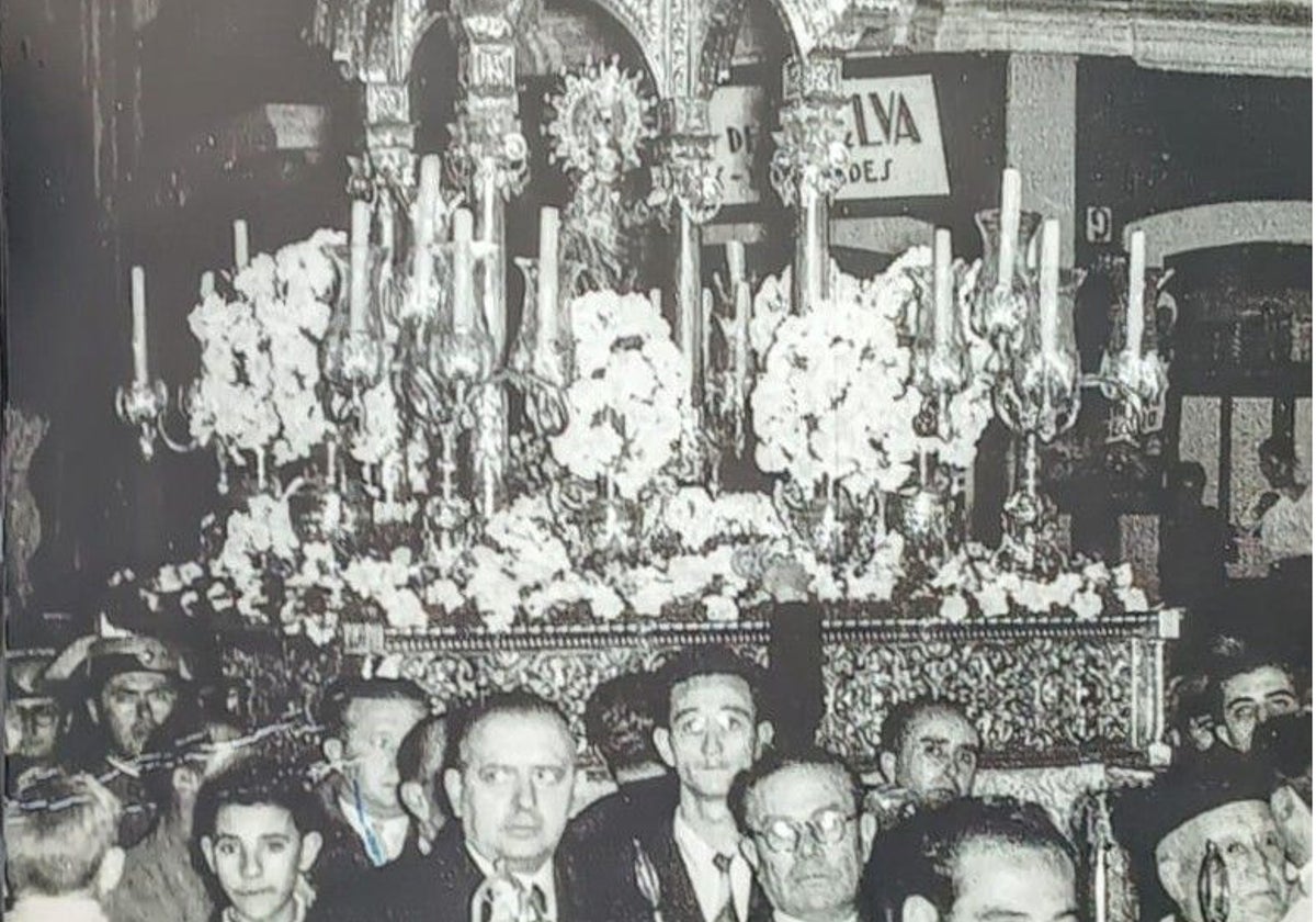 La Virgen de la Cinta en la Magna de 1954