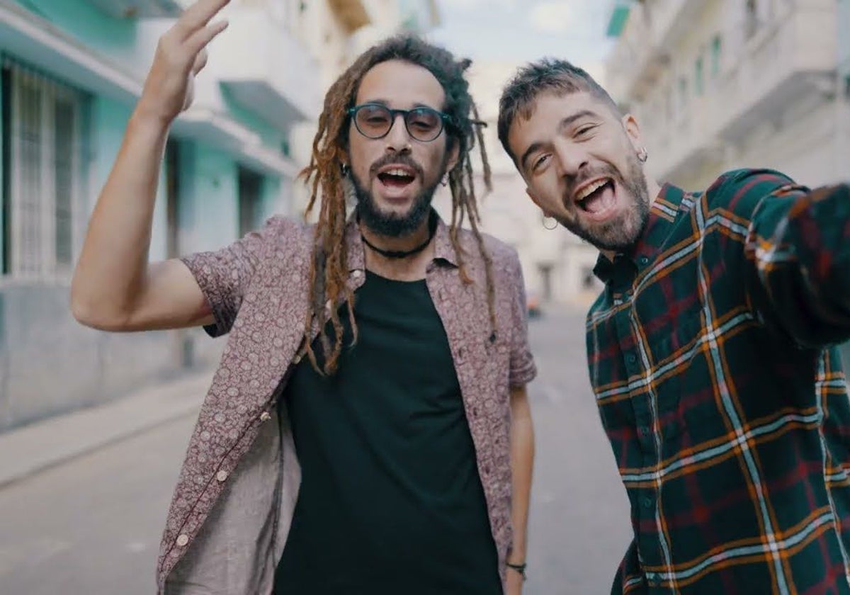Dos de los componentes del grupo Itaca Band que estarán en el Festival Candón Rock
