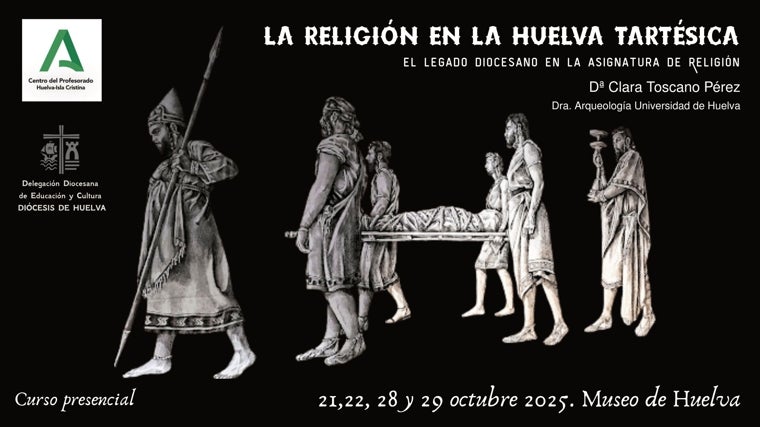 El cartel del curso formativo que se impartirá en el Museo de Huelva