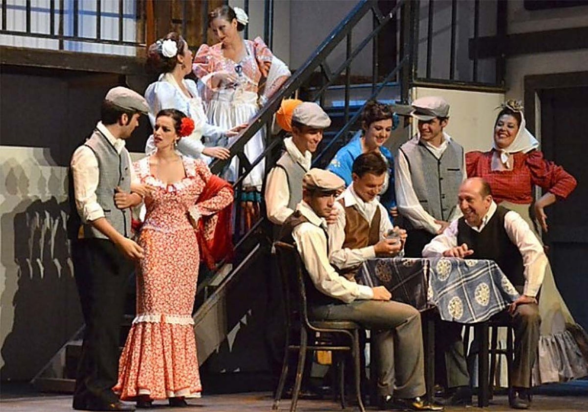 Imagen del montaje de 'La Revoltosa' del Teatro Lírico Andaluz