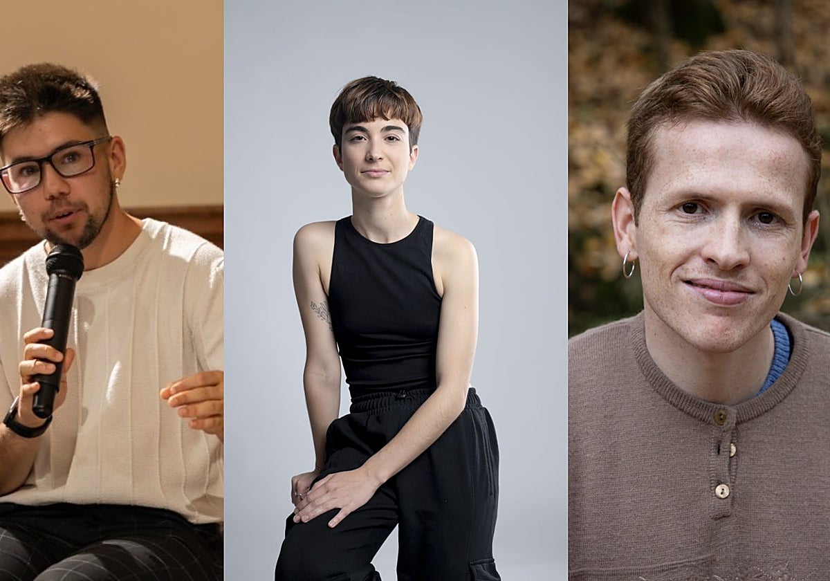 Benjamín Santiago, Carmen Fuentes y Jonathan Arribas