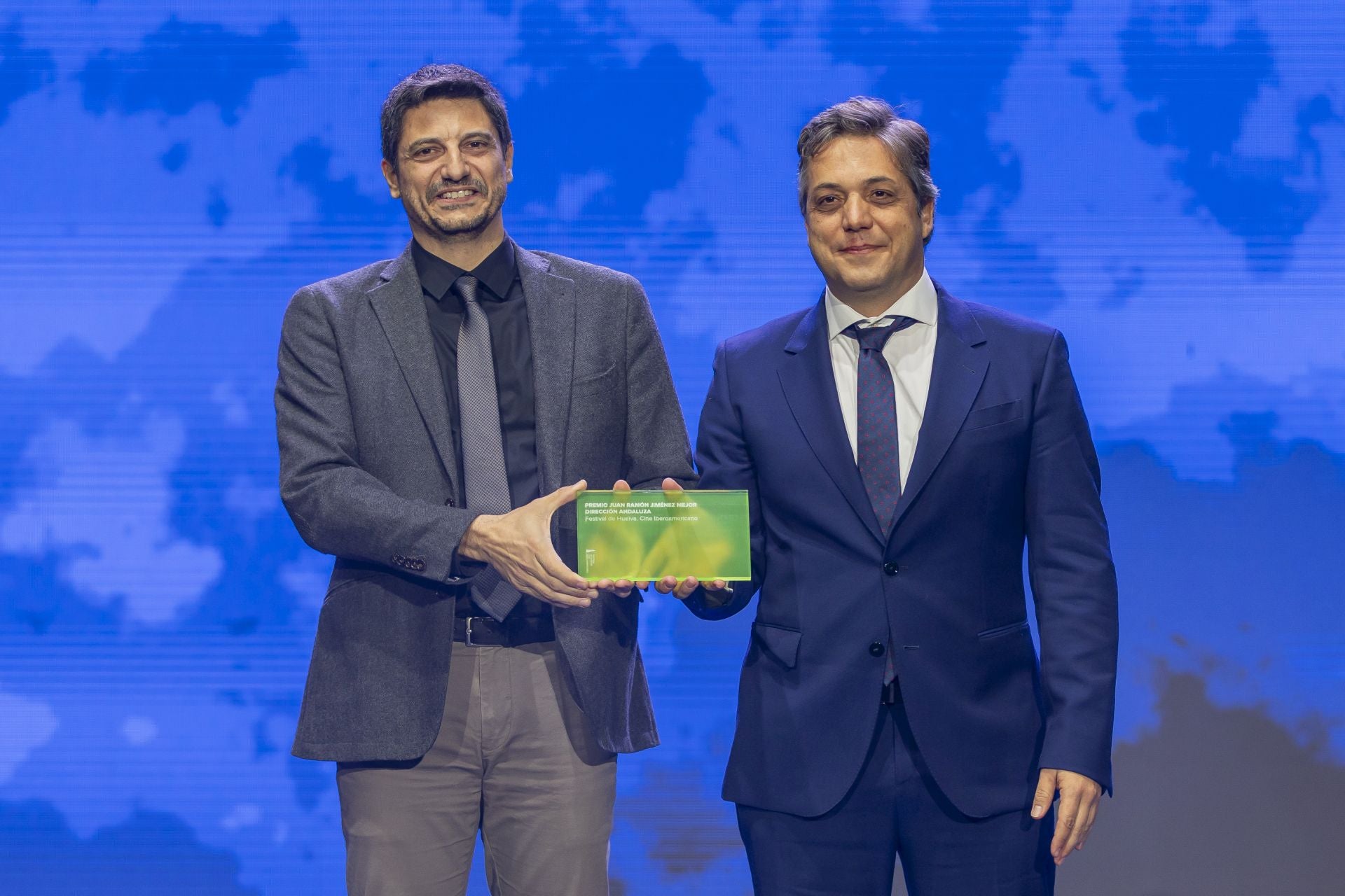 Así lucieron los premiados en la gala de clausura del 51 Festival de Cine Iberoamericano de Huelva