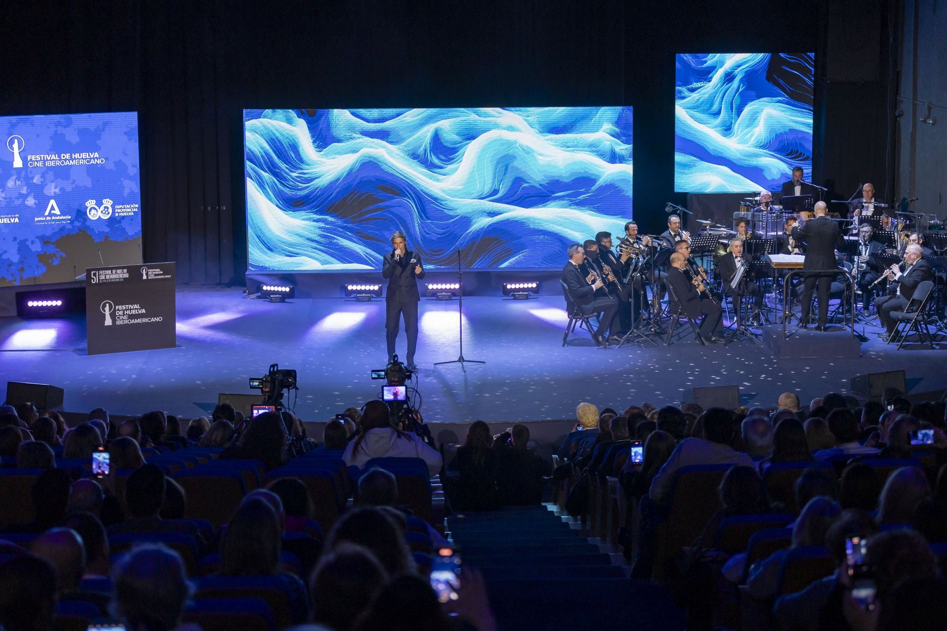 Así lucieron los premiados en la gala de clausura del 51 Festival de Cine Iberoamericano de Huelva