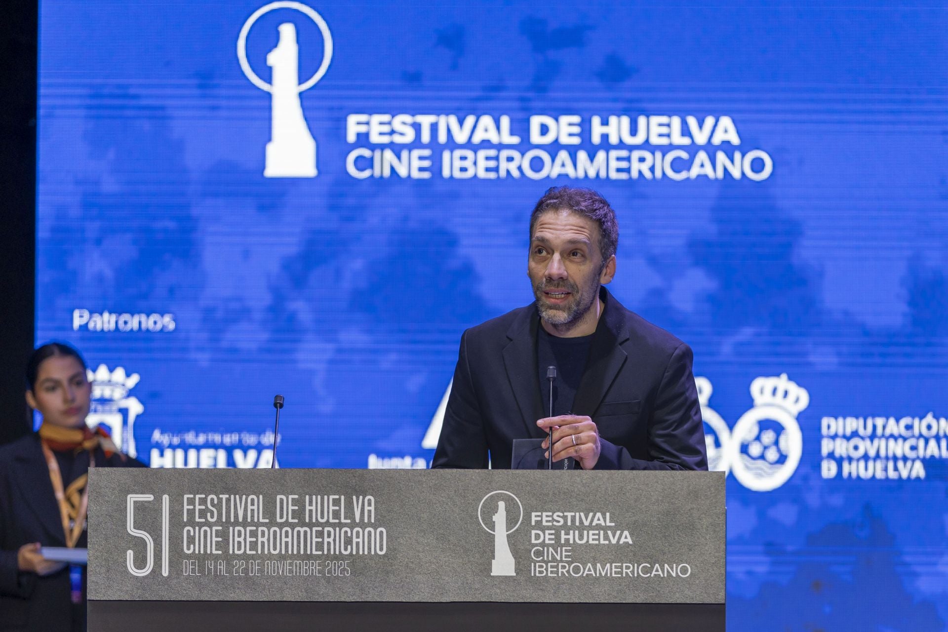 Así lucieron los premiados en la gala de clausura del 51 Festival de Cine Iberoamericano de Huelva