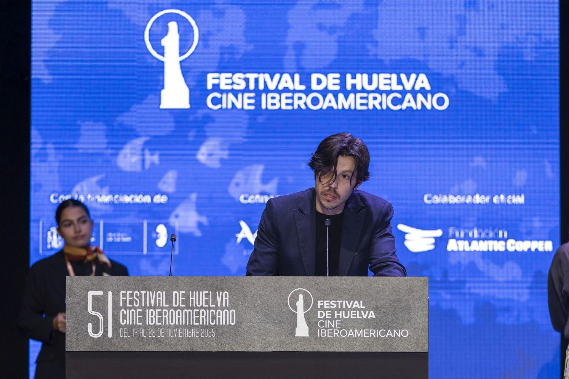 Así lucieron los premiados en la gala de clausura del 51 Festival de Cine Iberoamericano de Huelva
