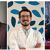 Los tres investigadores distinguidos
