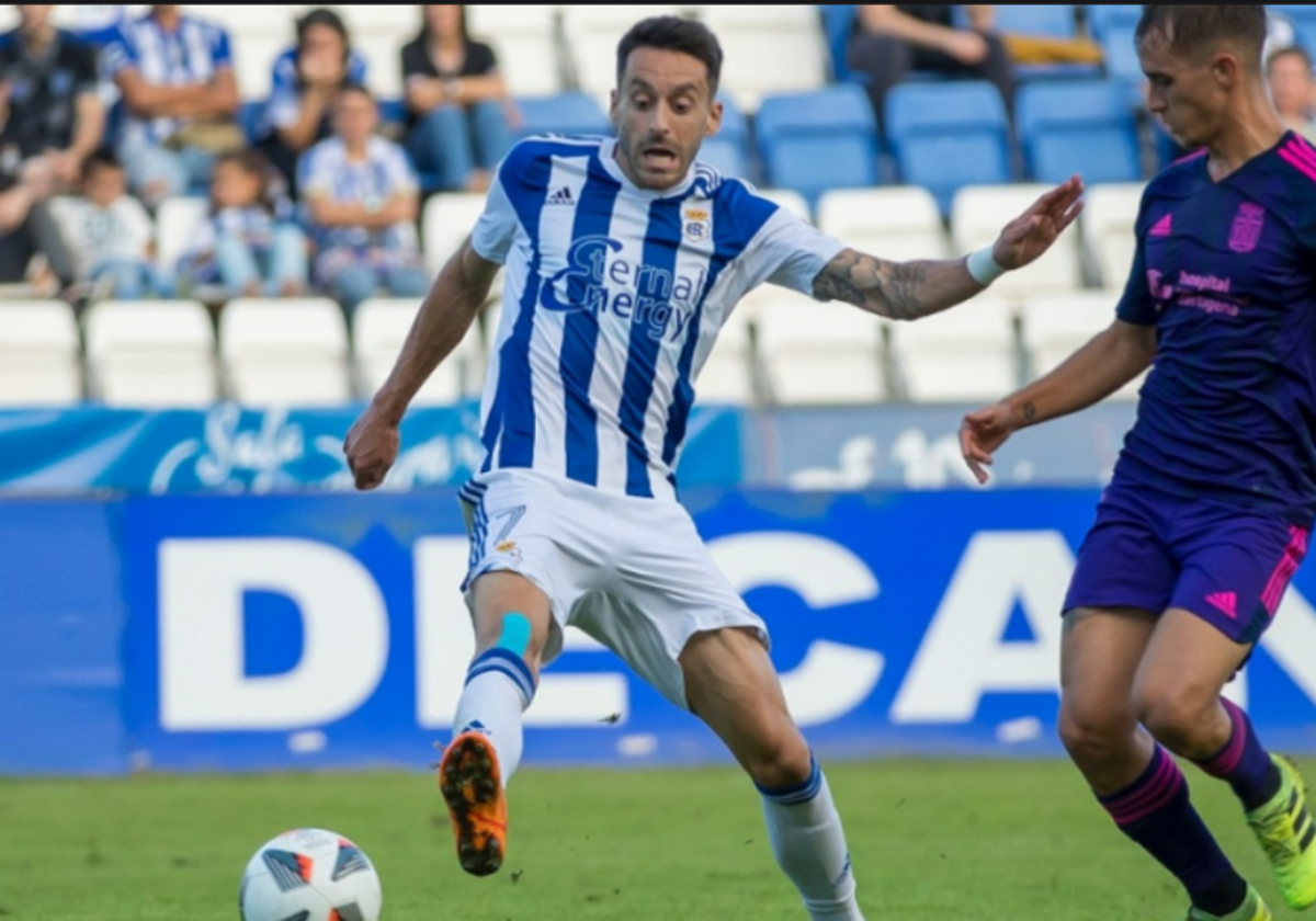 Iago Díaz, en un partido de esta temporada