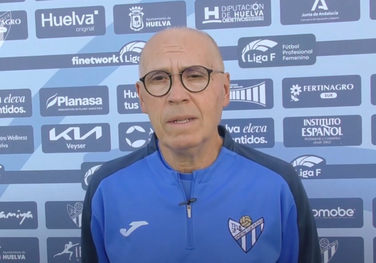 Antonio Toledo, técnico del Sporting Huelva