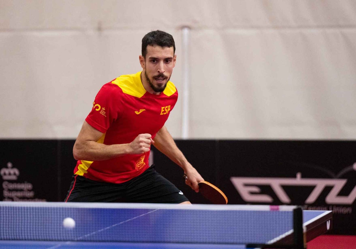 Álvaro Robles en uno de sus partidos en el Mundial de Durban