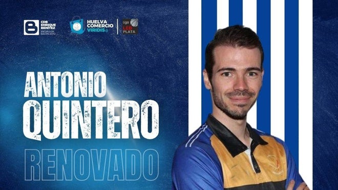 Antonio Quintero continuará en el Ciudad de Huelva