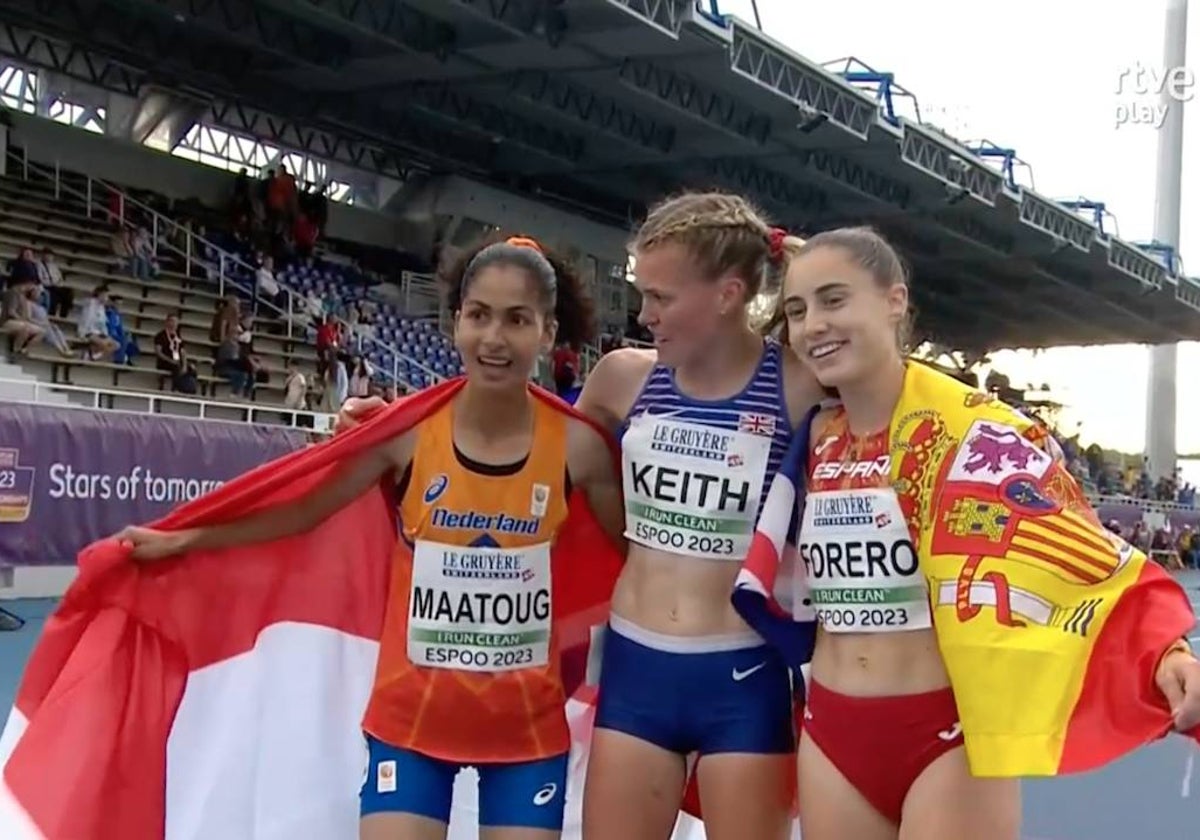 María Forero, brillante subcampeona europea sub23 de 5.000 metros