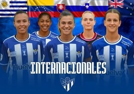 Cinco jugadoras del Sporting Huelva se marchan a disputar compromisos internacionales