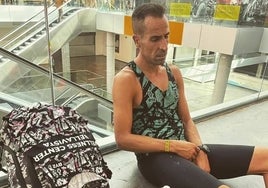 Emilio Martín compite en el Hyrox Valencia «con las manos y los pies reventados por la quimio»