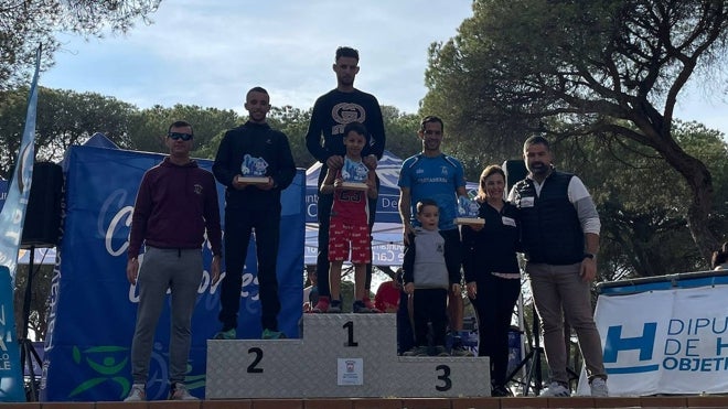 Los primeros clasificados de la prueba en la categoría masculina