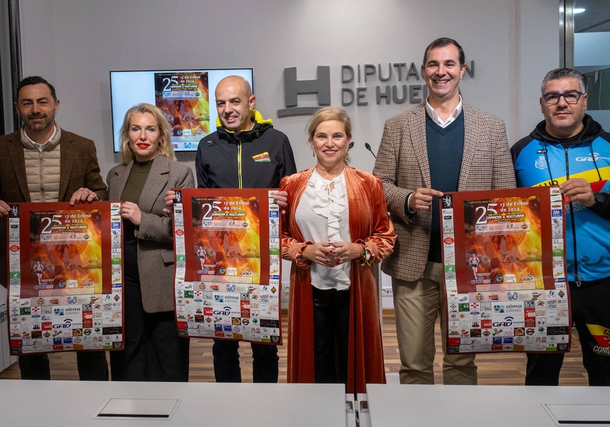 Presentación de la Carrera Nocturna San Antonio Abad de Trigueros en la Diputación de Huelva