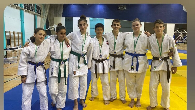 El Judonuba logra 10 medallas en el Campeonato de Andalucía Infantil y Cadete