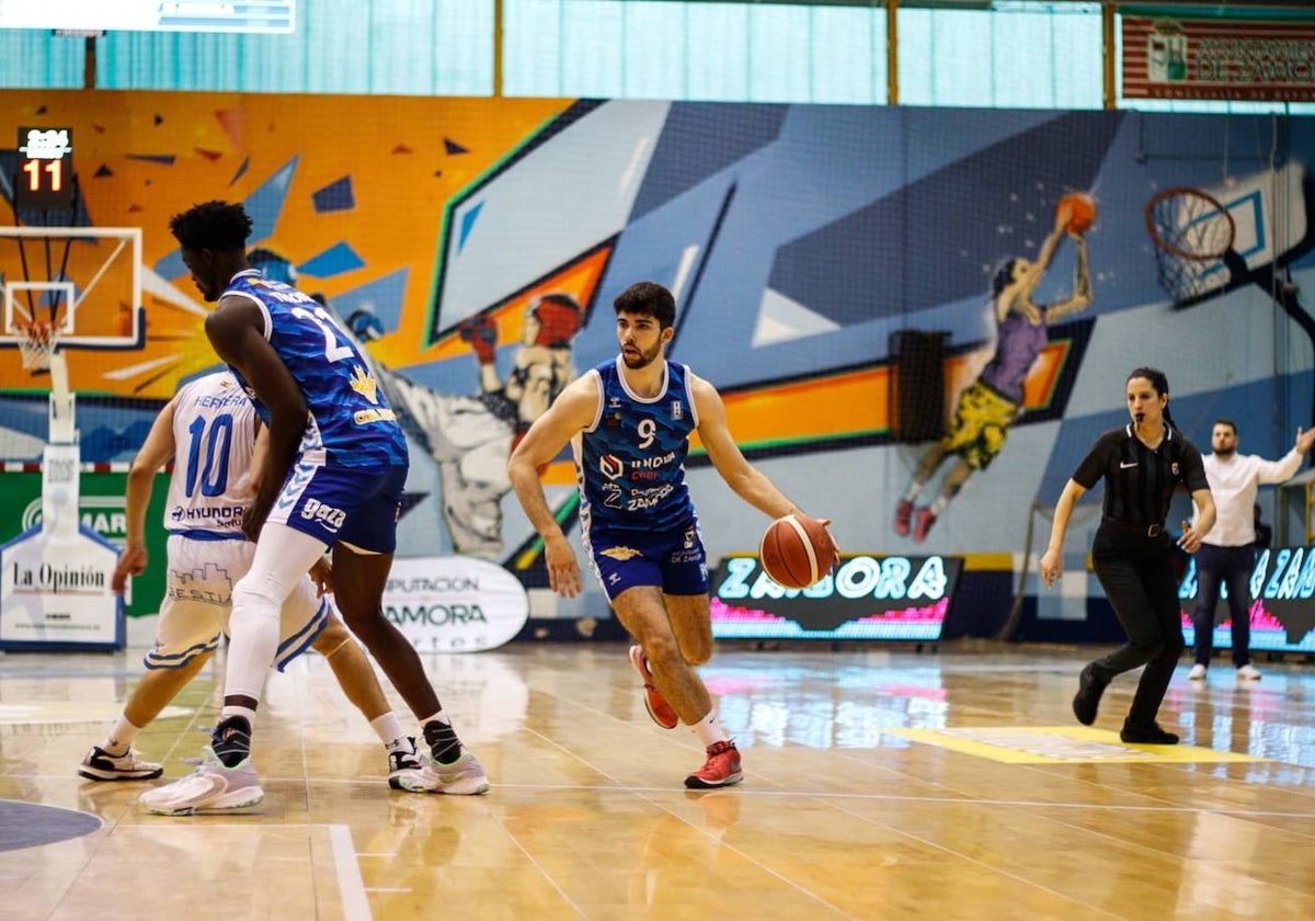 El Ciudad de Huelva en su visita al CB Zamora de hace un par de semanas en la liga regular