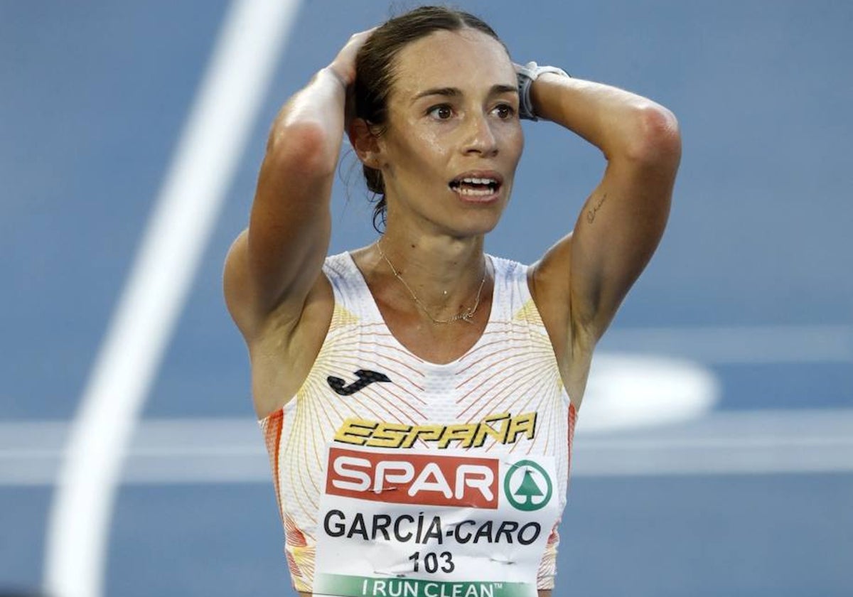 Laura García-Caro, tras perder el bronce en la línea de meta del Europeo de Roma