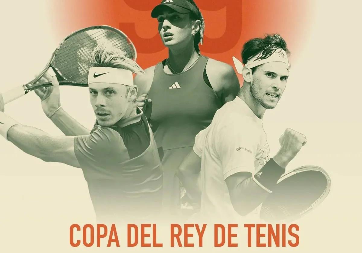 Cartel de la edición número 99 de la Copa del Rey de Tenis de Huelva