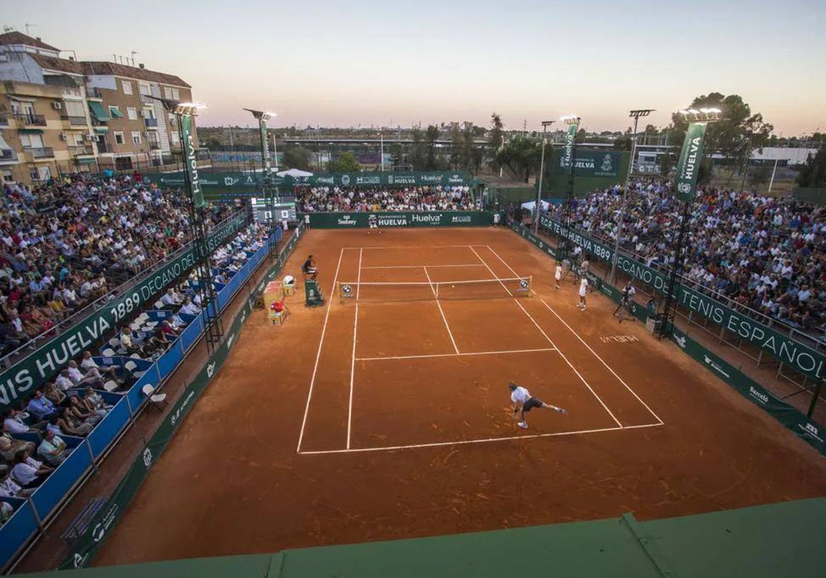 Foto de archivo del club de tenis de Huelva la pasada Copa del Rey