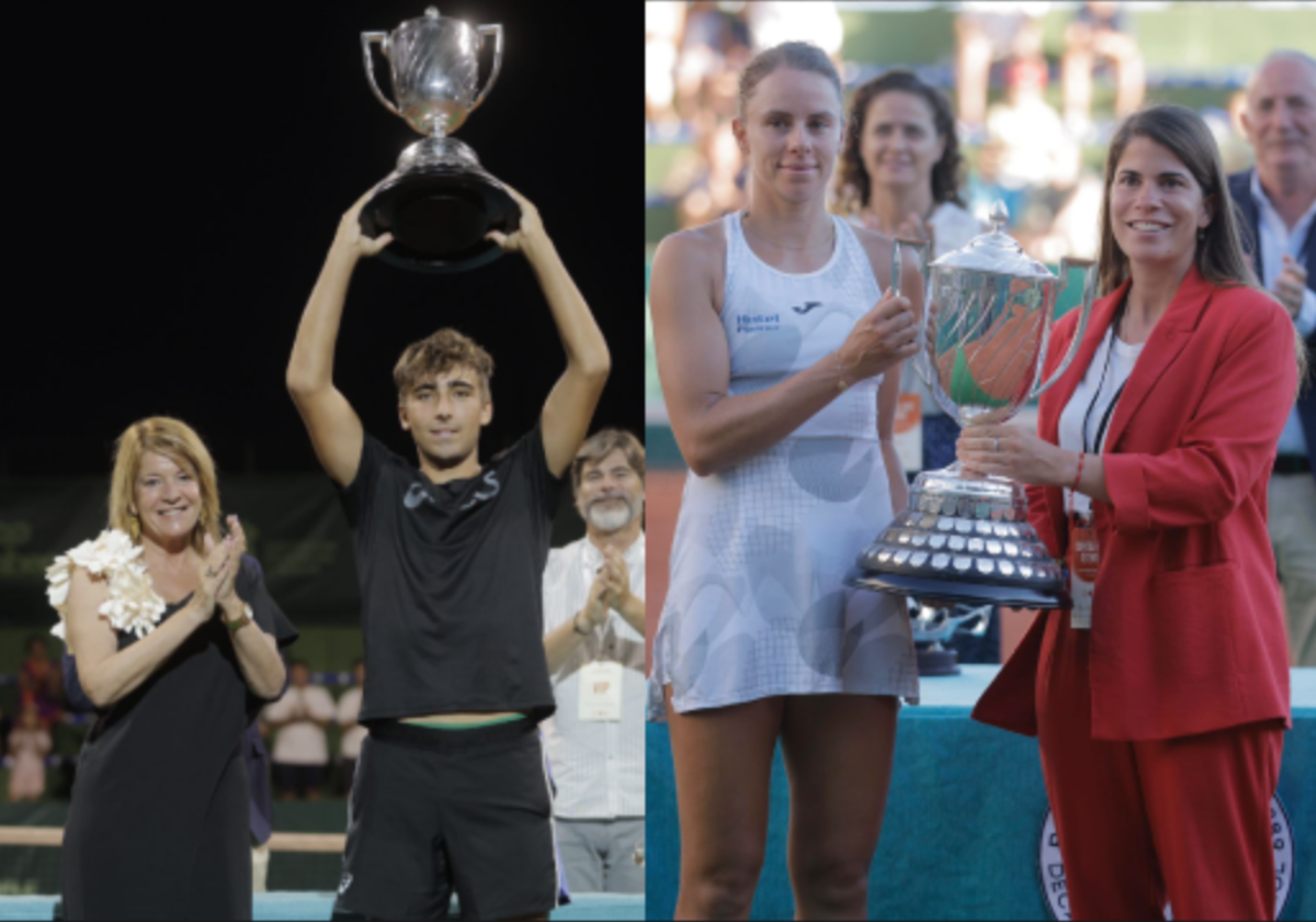 Daniel Mérida y Magda Linette, ganadores de la Copa del Rey 2024