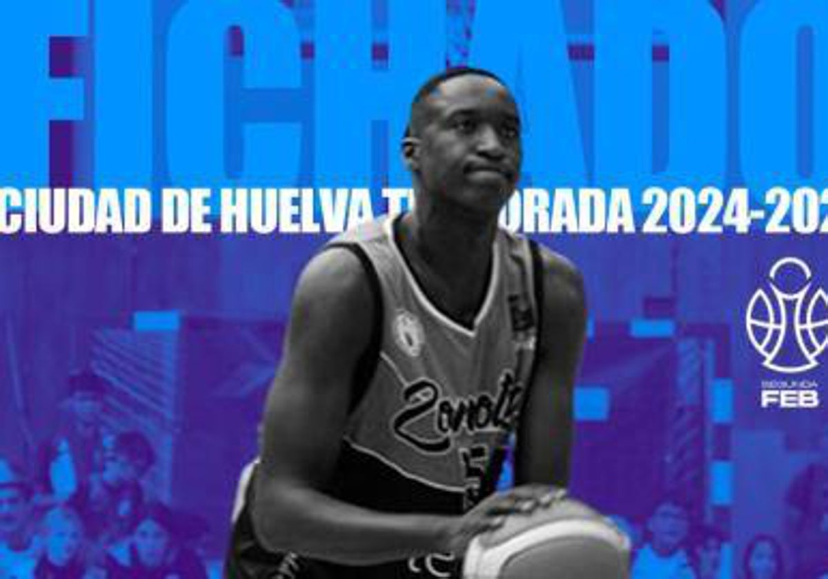 Mohamed Niang, nuevo pívot del Ciudad de Huelva